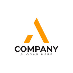 vector letter a logo premium template