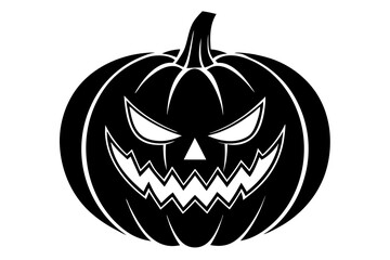 Halloween Pumpkin Face Cutout Template for DIY Projects and Decorations
