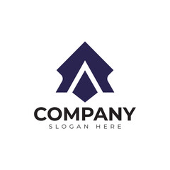 vector letter a logo premium template