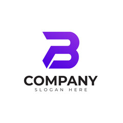 vector letter b logo premium template
