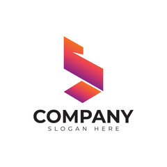 vector letter b logo premium template