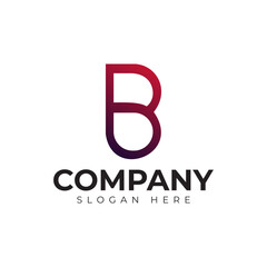 vector letter b logo premium template