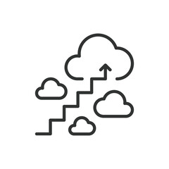 Motivation, in line design. Motivation, inspiration, drive, determination, goal-setting, achievement, positivity on white background vector. Motivation, in line design editable stroke icon