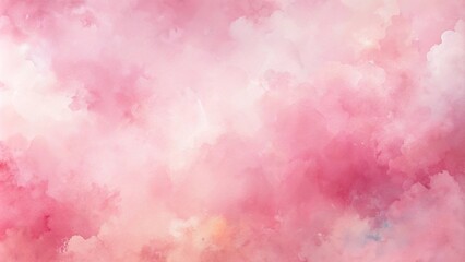 Abstract pink pastel background in watercolor style