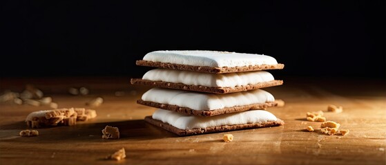 Stacked Biscuit Dessert