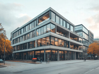 Obraz premium Modern office building