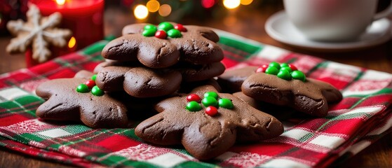 Christmas Chocolate Cookies