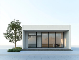 Modern office building