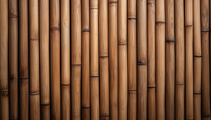 Textured bamboo background with natural tones and patterns.