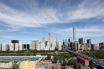 Fototapeta premium country skyline at sunset