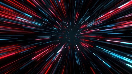 Abstract Light Streaks