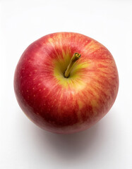 red apple, isolated on a clean white background