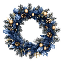 Parisian Christmas Clipart Vector Illustration