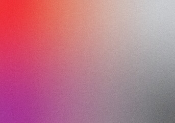 Grainy noisy poster background, red-purple gray color wave backdrop abstract header banner design