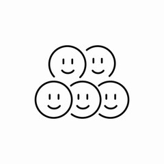 face emoticon icon sign vector