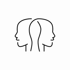 emotional response icon sign vector