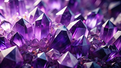 abstract purple crystal textures with shardlike details