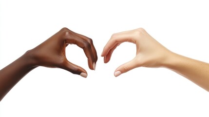 Two Hands Reaching Together