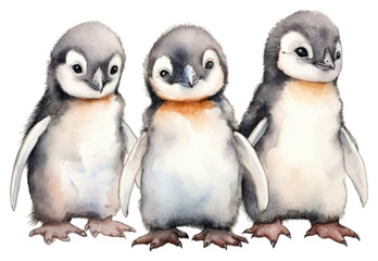 Naklejka premium PNG Penguin animal bird wildlife.