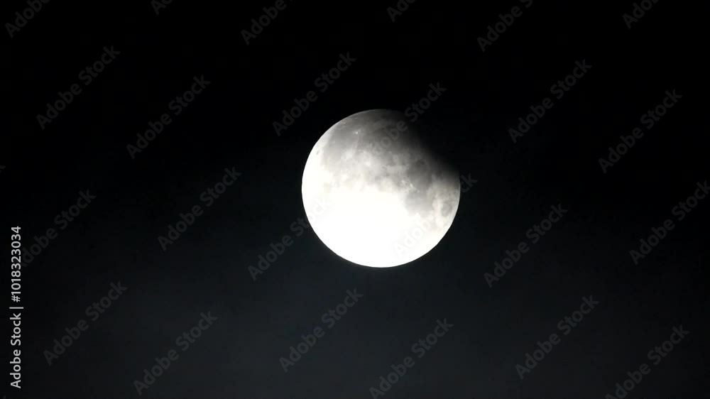 Canvas Prints full moon in the night sky partial lunar eclipse full moon and lunar eclipse full moon between the c
