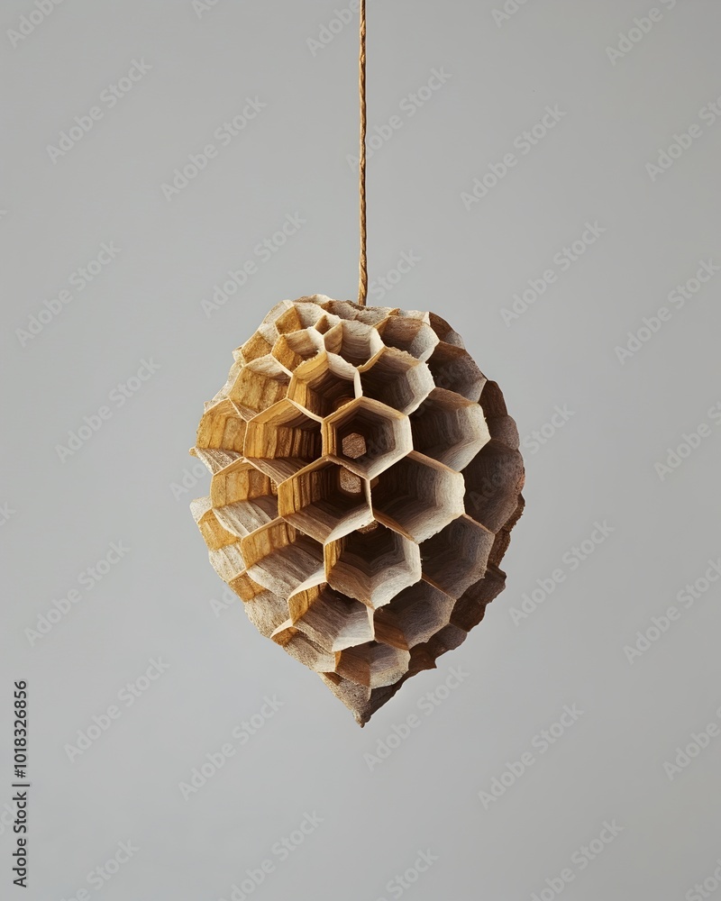 Aufkleber intricate wasp nest architecture showcasing insect engineering precision