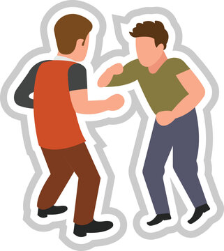  A physical altercation between individuals or groups, often violent.