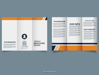 Explore our Modern TriFold Brochure Template Design that is perfect for your business needs. A stylish and contemporary trifold brochure design featuring vibrant colors and a clean, organized layout