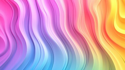 Fototapeta premium Colorful gradients blend to form a lively background pattern with smooth transitions.