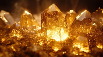 Social media marketing post promoting the stability of gold-backed cryptocurrencies.