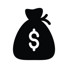 A money bag icon symbolizing wealth, savings, or profits