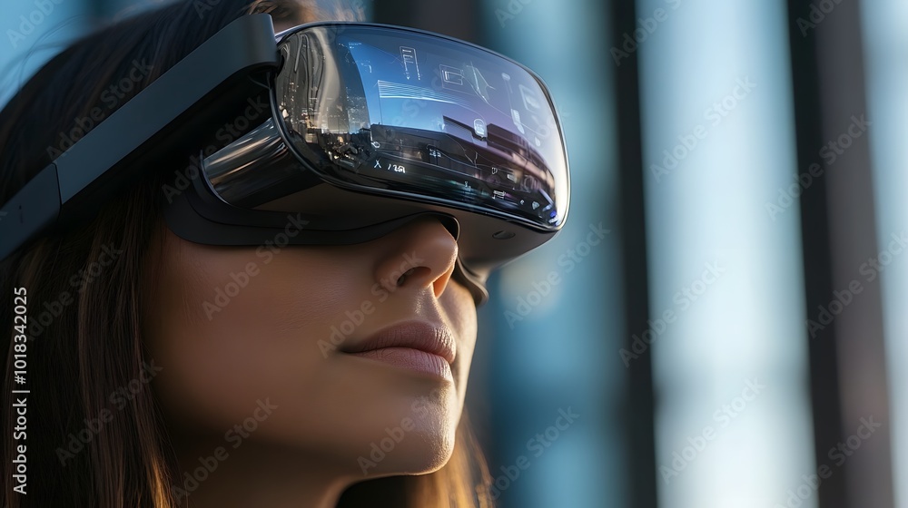 Aufkleber 35. a virtual assistant using augmented reality tools in their workflow