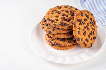Traditional Christmas american chocolate chip cookies