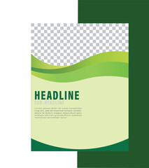 Fototapeta premium Brochure design, cover modern layout, annual report, poster, flyer in A4