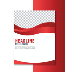 Naklejka premium Brochure design, cover modern layout, annual report, poster, flyer in A4