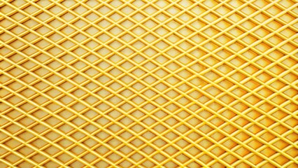 Abstract seamless yellow grid pattern on white background