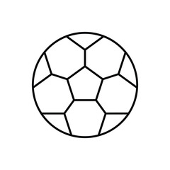 Fototapeta premium Football line out sports interface icon.