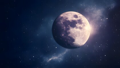 Obraz premium moon and stars