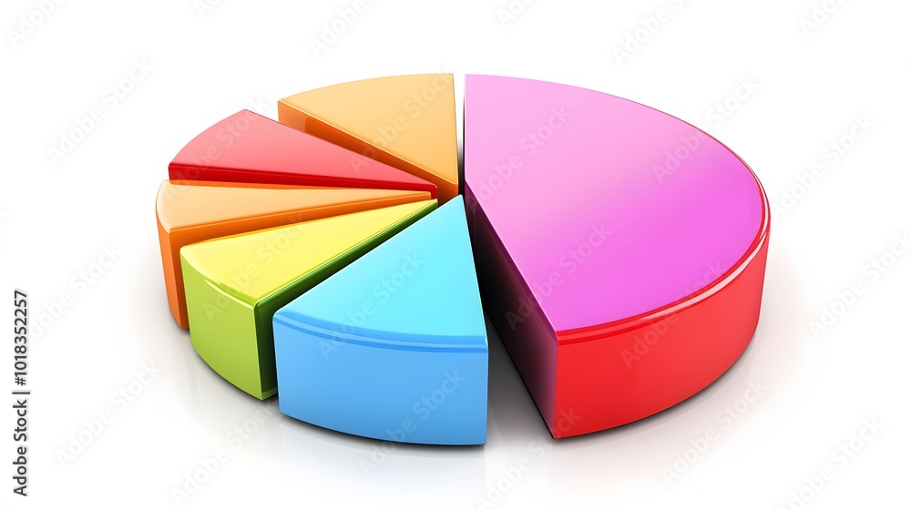 Poster 21. a visually striking pie chart showing the distribution of virtual assistant tasks