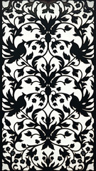 Pattern ornament created by artificial intelligence