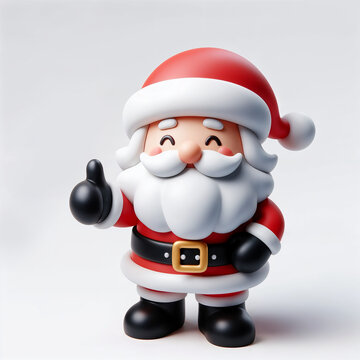 a santa claus figurine 