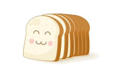 Delicious fresh baked white whole wheat bread with grains, Starchy or carbohydrate foods that naturally contain gluten, Bread loaves or sandwich slices and products bakery that is processed foods.