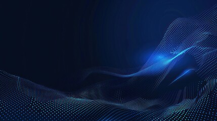 Abstract Blue Waves
