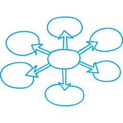 Business infographics icons with different diagram vector illustration. Abstract data visualization, marketing charts and graphs. Business statistics, planning and analytics, forecasting growth rates