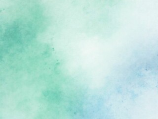 Blue and Green Watercolor Gradient Texture - Soft and Abstract Graphic Design Material