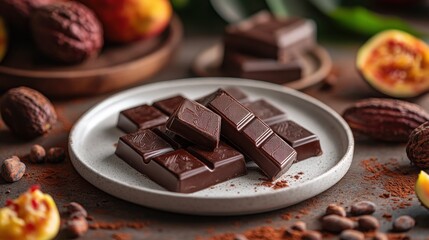 Professional product photography of artisanal chocolates 