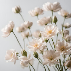 Decora&ccedil;&atilde;o minimalista com flores.