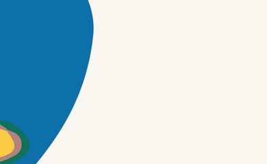 Abstract background with Untidy Shapes for poster banner