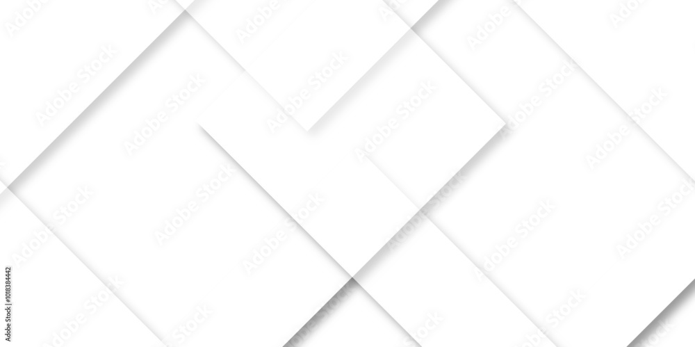 Poster abstract modern white and gray pattern geometric luxury gradient line background random square shape