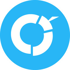  Business infographics icons with different diagram vector illustration. Abstract data visualization, marketing charts and graphs. Business statistics, planning and analytics, forecasting growth rates