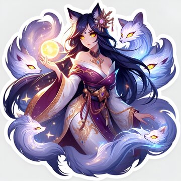 Ahri: The Mystical Nine-Tailed Fox